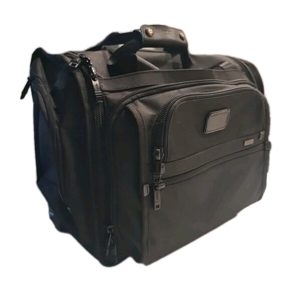 Tumi Other - TUMI Alpha 2 Compact 2 Wheeled Duffel Luggage Carry-On Black 22052DH 14X19.75X10